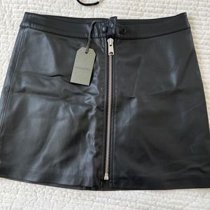 ALLSAINTS LEATHER SKIRT